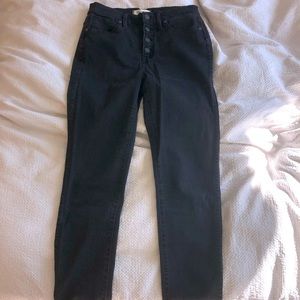 Madewell Raw Hem Ankle Skinny Jeans